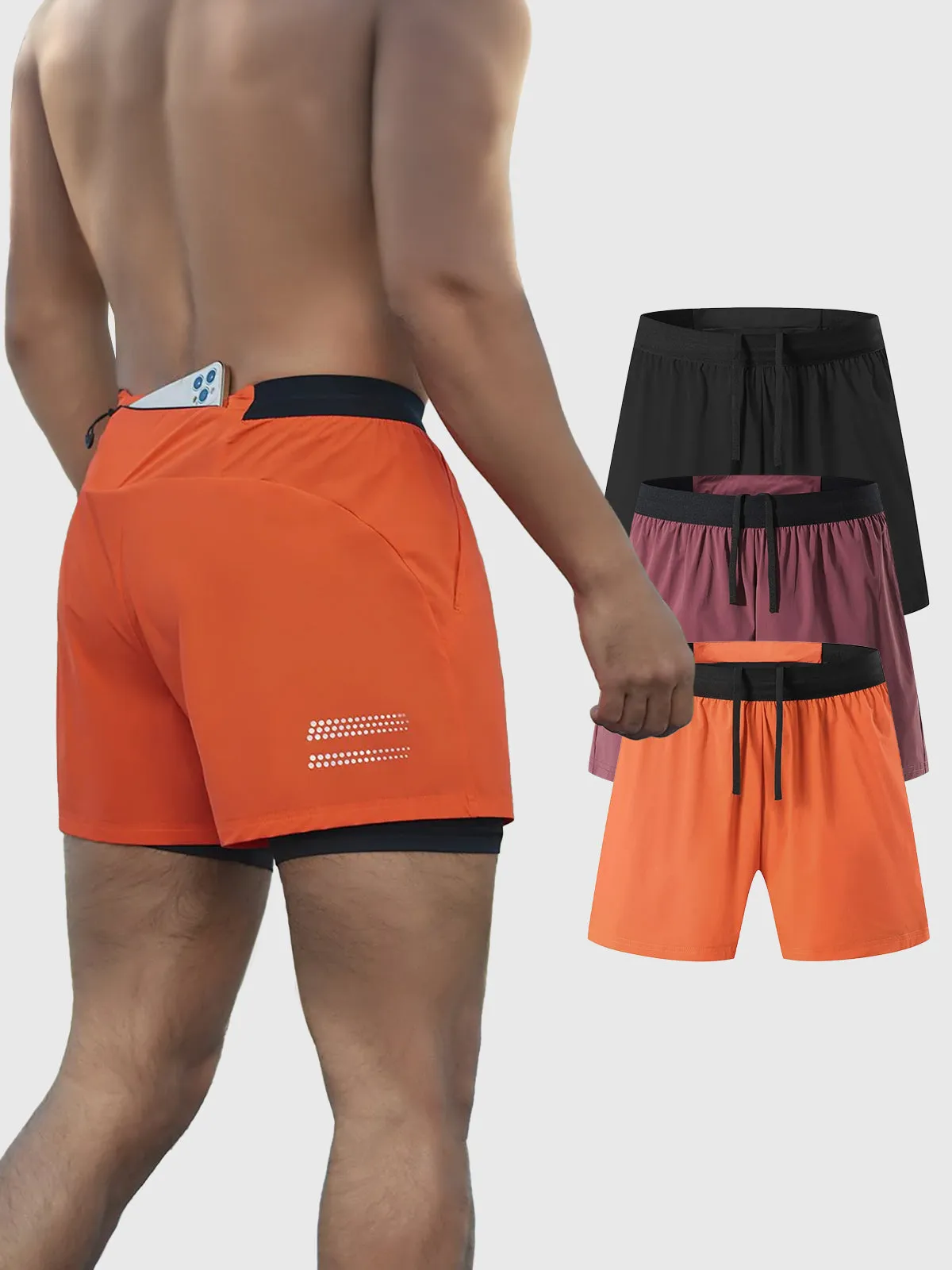 3-Pack 5" Pace Breaker Short 2-in-1 Lined sold by Aha Selected