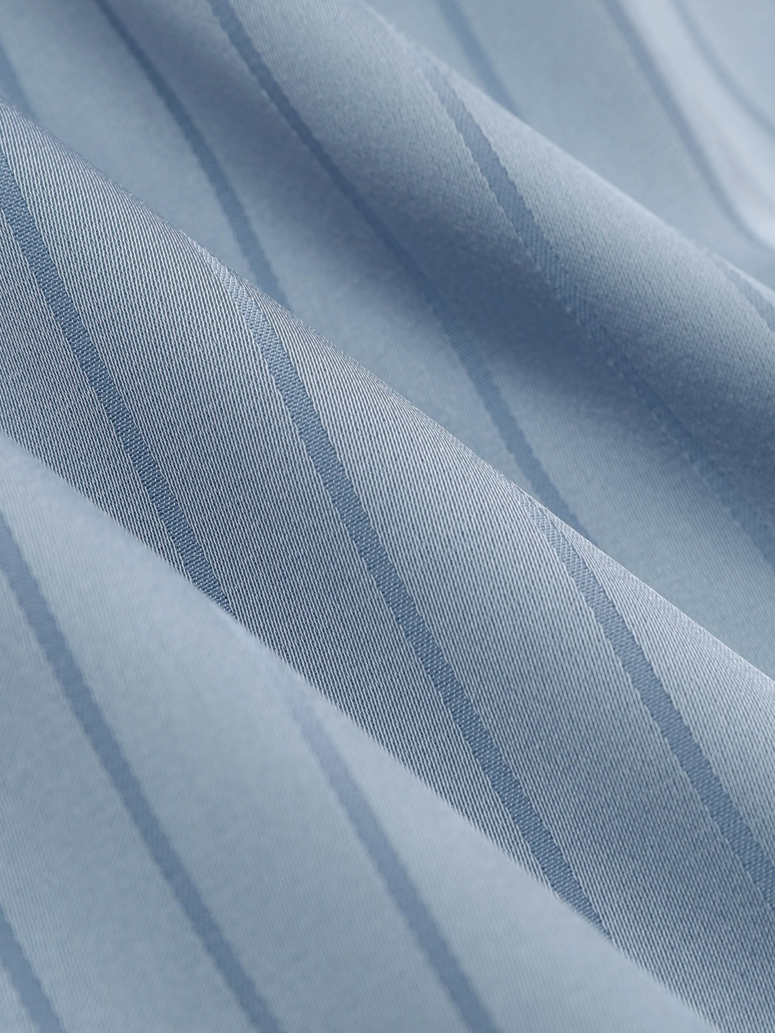 Satin Striped Oversized Long Sleeve Shirt sold by Aha Selected product image thumbnail 5