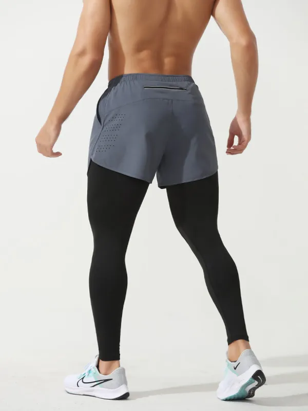 Interval Workout Pant 2 in 1 Compression Tight + Short Combo sold by Aha Selected