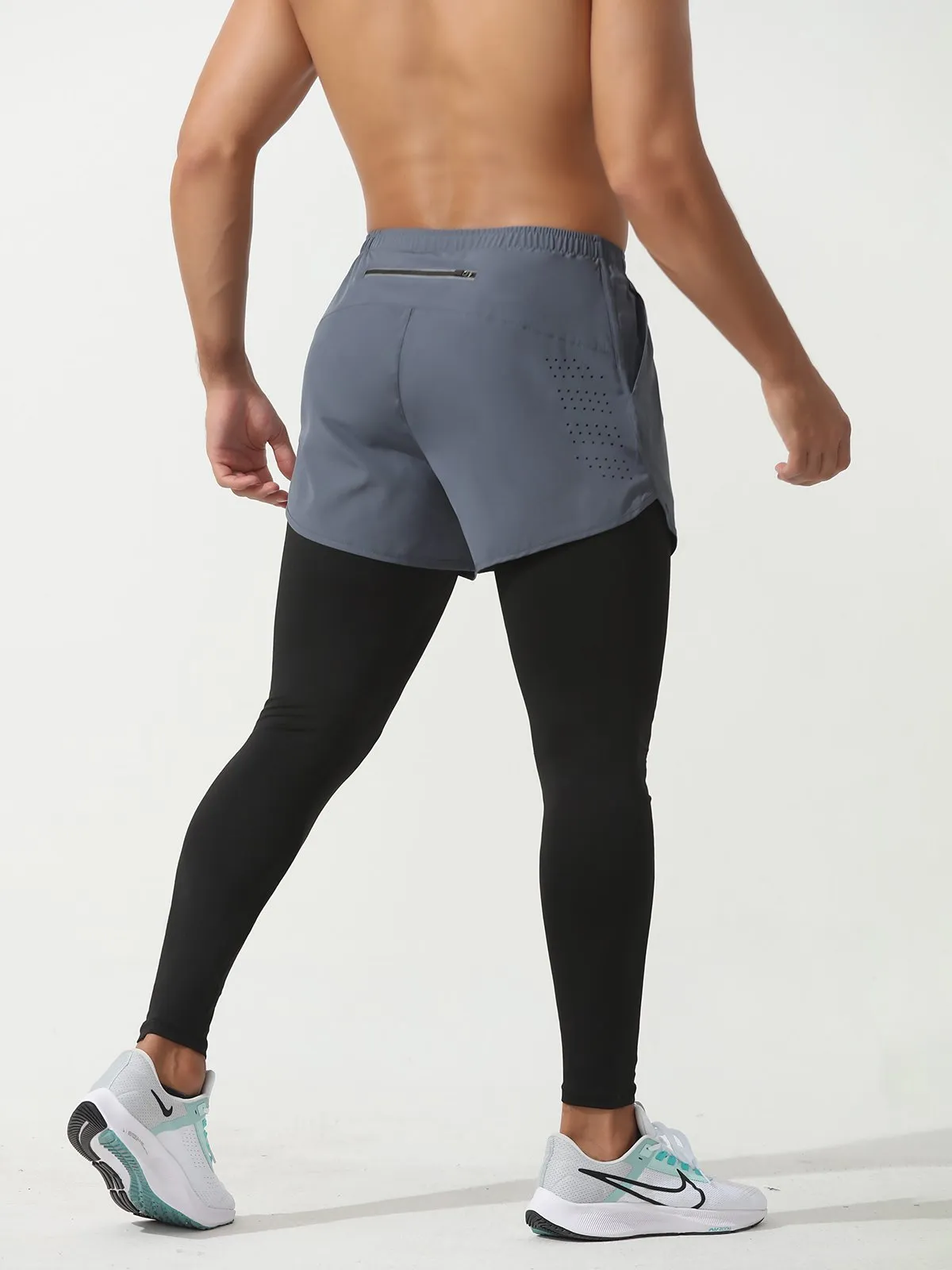 Interval Workout Pant 2 in 1 Compression Tight + Short Combo sold by Aha Selected product image thumbnail 2
