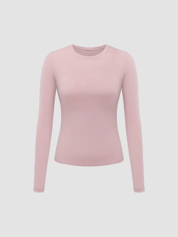 Women's Crew Neck Long Sleeve T-Shirt sold by Aha Selected