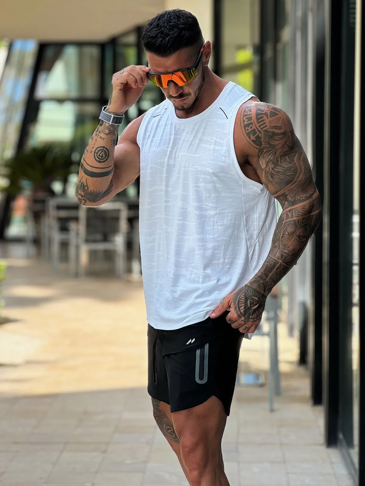 5" Stay Cool 4-pocket Stretch Short sold by Aha Selected product image thumbnail 2