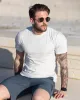 Kore Curved Hem T-shirt Muscle Fit Crew Neck sold by Aha Selected