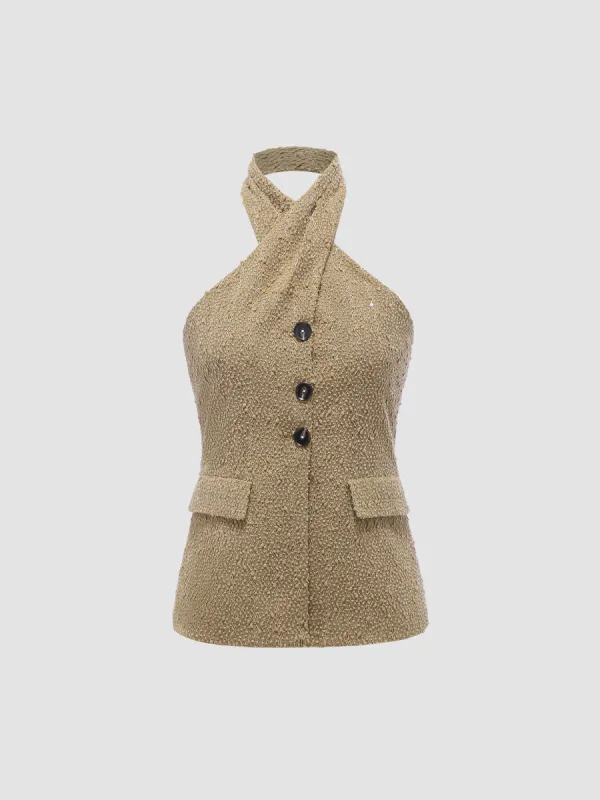 Minimalist Halter Top for Women sold by Aha Selected