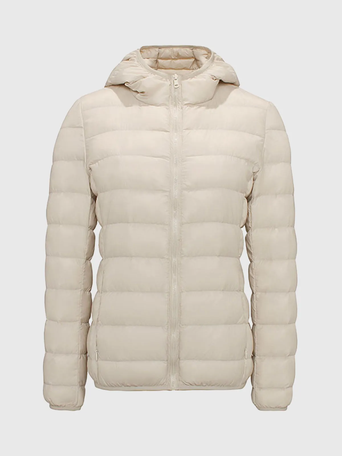 Featherweight Packable Down Puffer Hooded Jacket sold by Aha Selected product image thumbnail 3