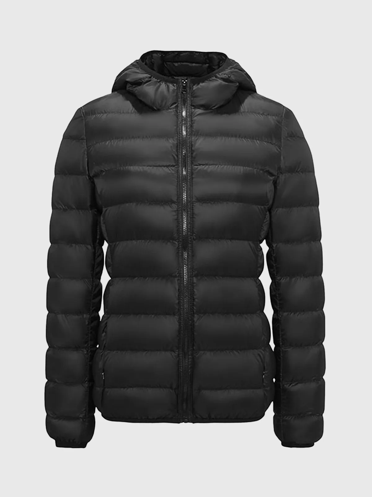 Featherweight Packable Down Puffer Hooded Jacket sold by Aha Selected product image thumbnail 4