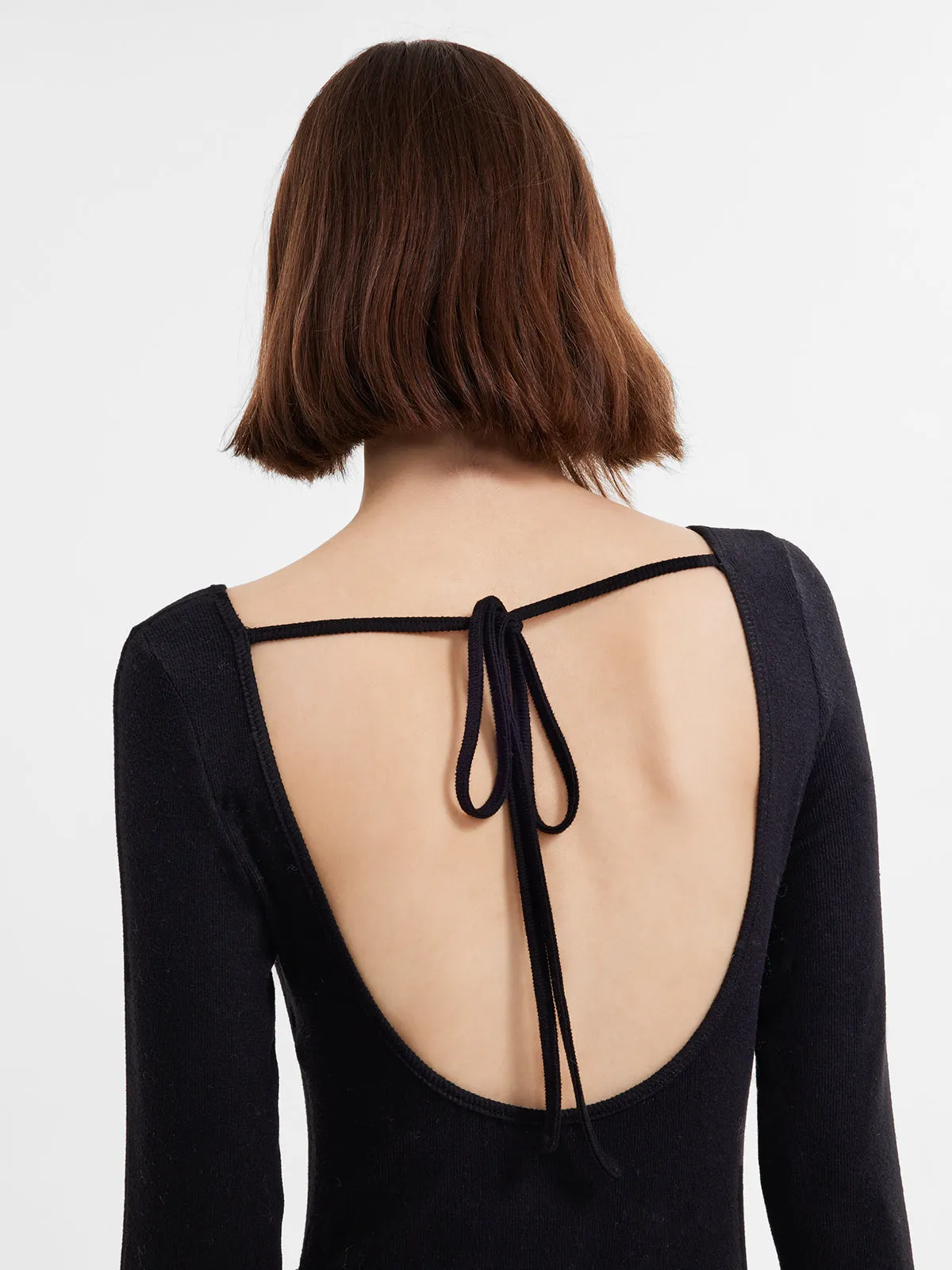 Fake Two Piece Backless Jumpsuit sold by Aha Selected product image thumbnail 5