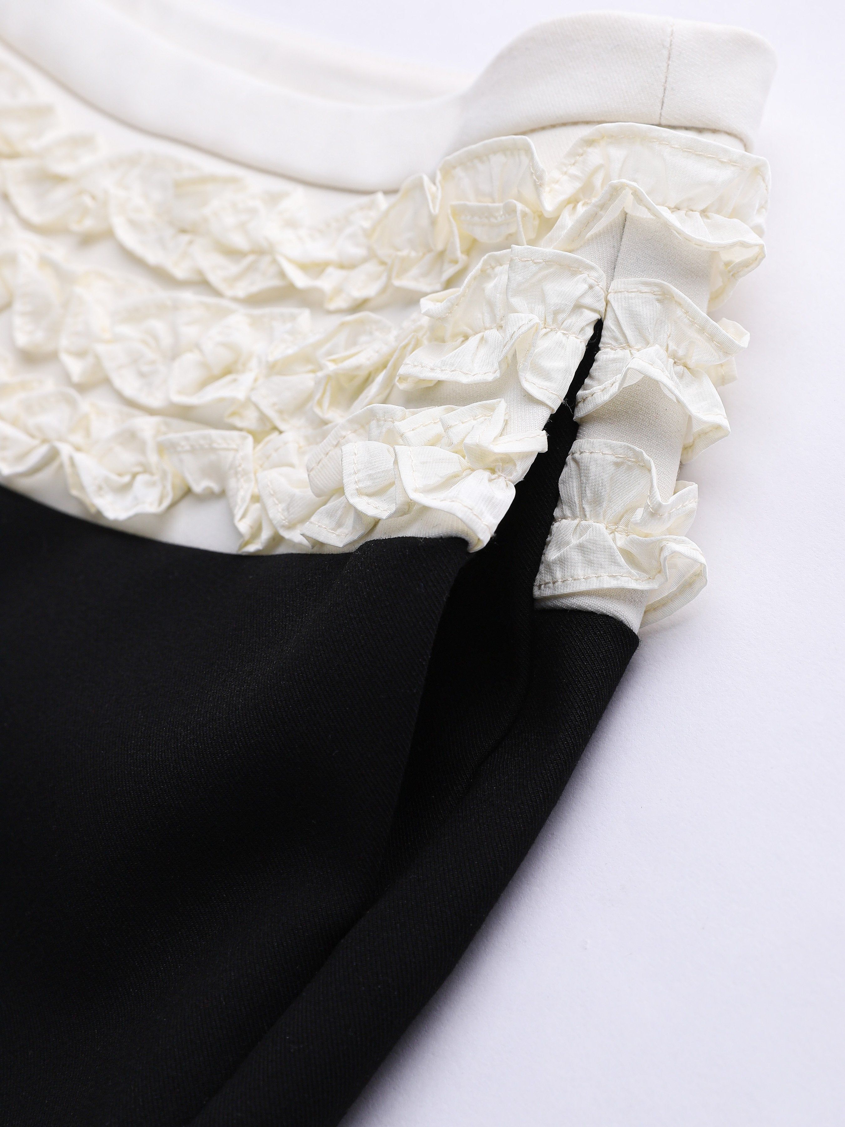 Pleated Lace Hem Wide Leg Pants sold by Aha Selected product image thumbnail 4