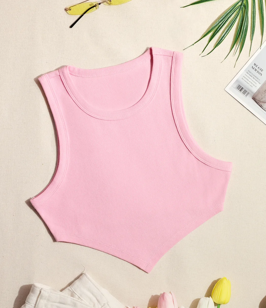 Sunshine Pointed Hem Tank sold by Aha Selected product image thumbnail 2