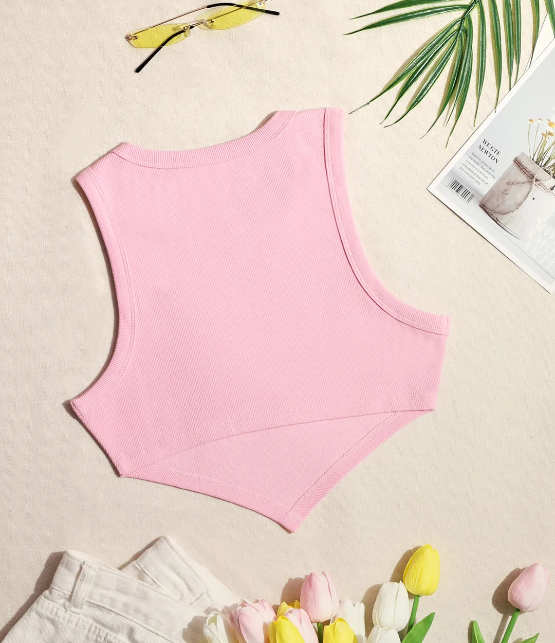 Sunshine Pointed Hem Tank sold by Aha Selected product image thumbnail 3