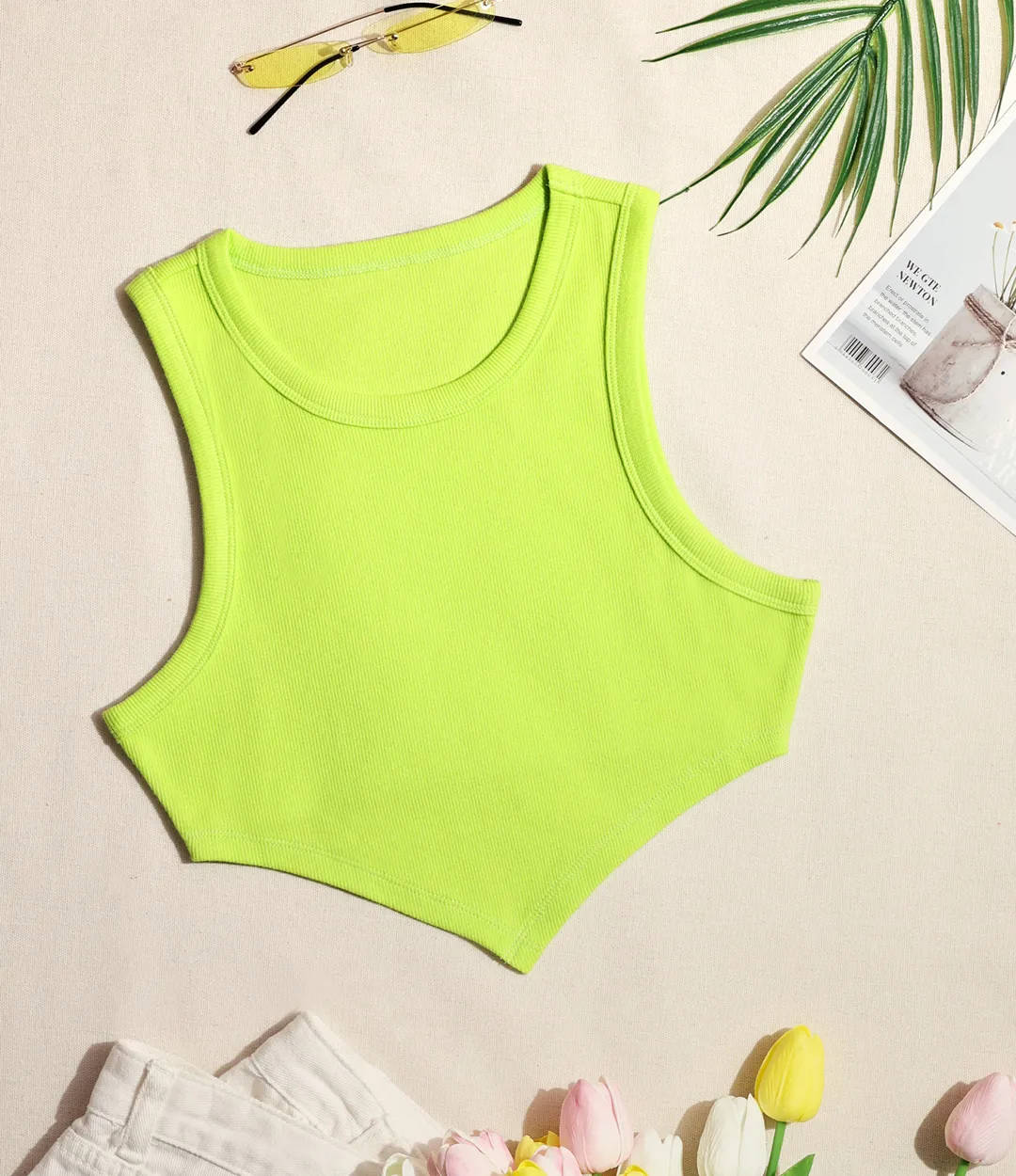 Sunshine Pointed Hem Tank sold by Aha Selected product image thumbnail 4