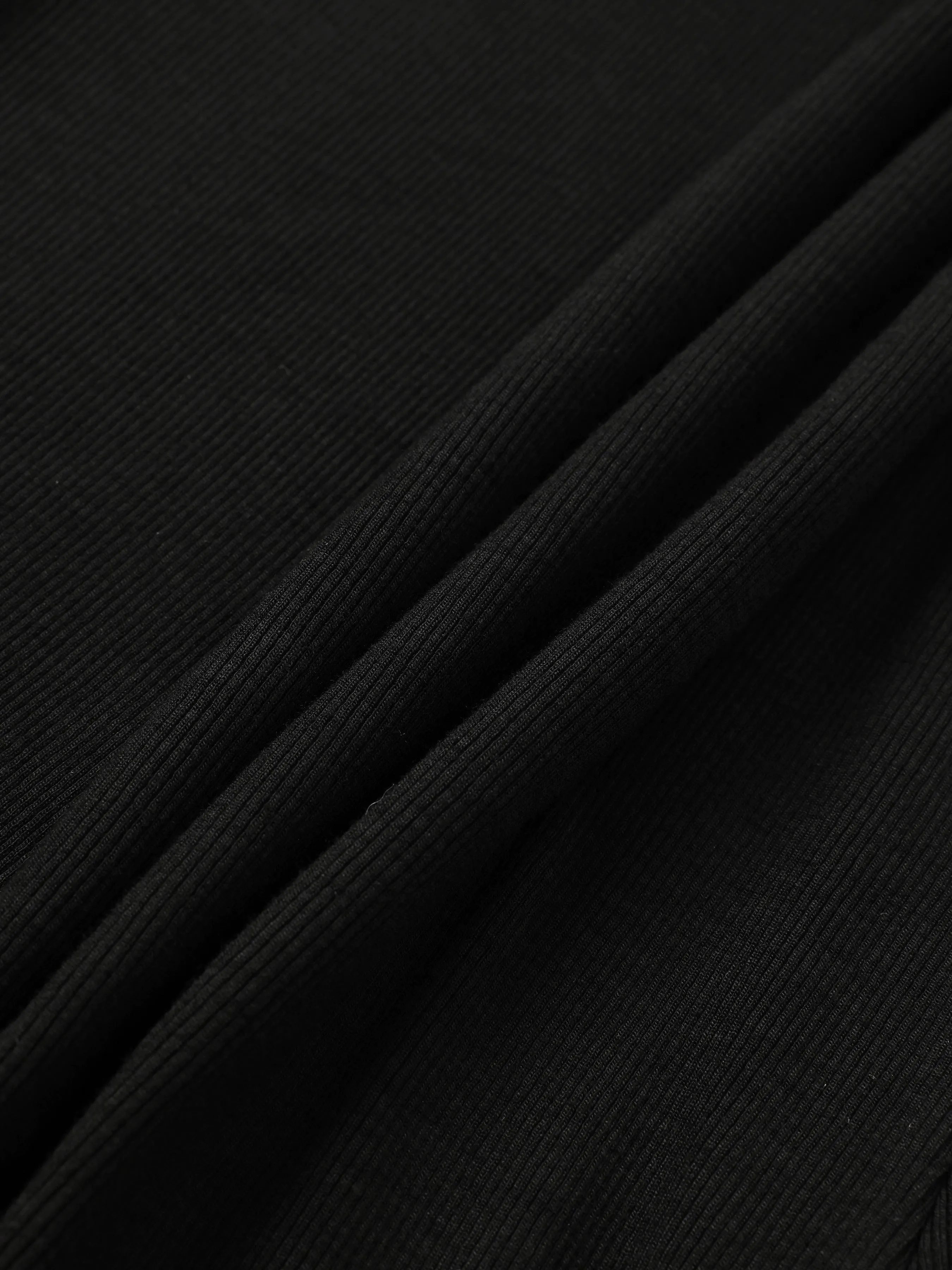 Flower-Embellished Backless Fine Ribbed Knit Dress sold by Aha Selected product image thumbnail 5