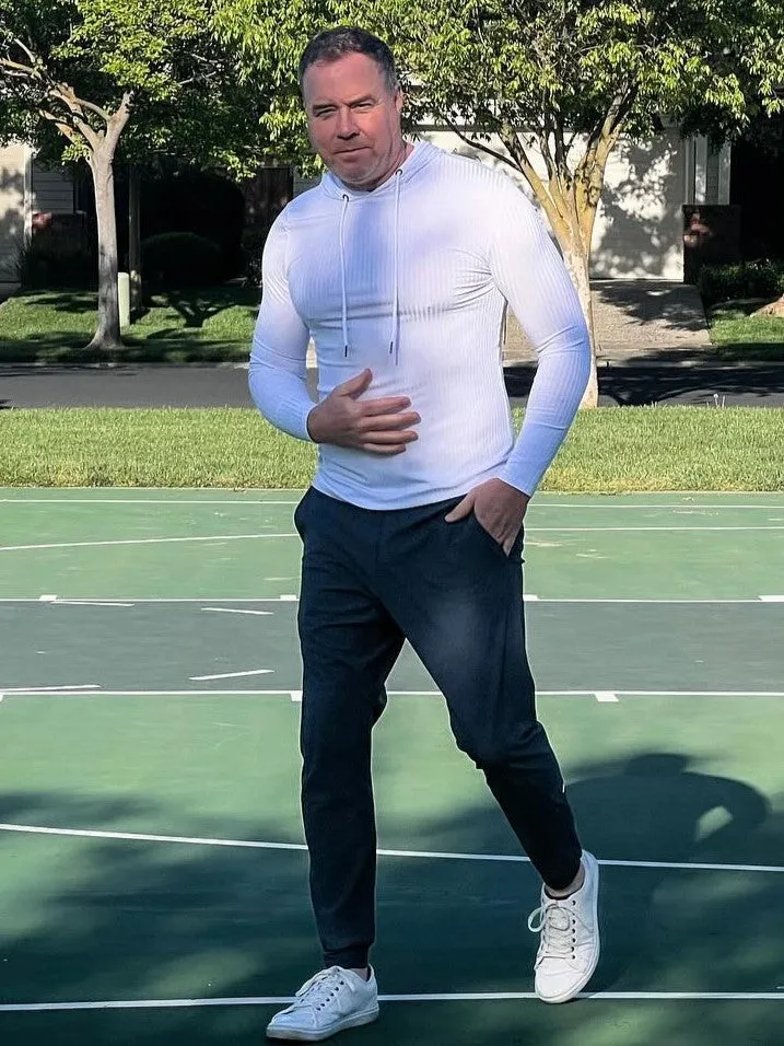 Stretch Rib Jersey Baselayer Hoodie sold by Aha Selected product image thumbnail 5