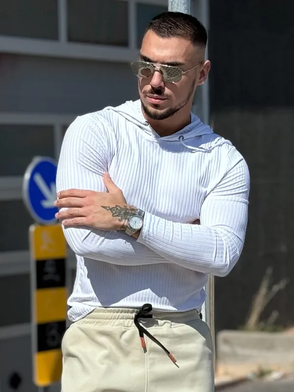 Stretch Rib Jersey Baselayer Hoodie sold by Aha Selected