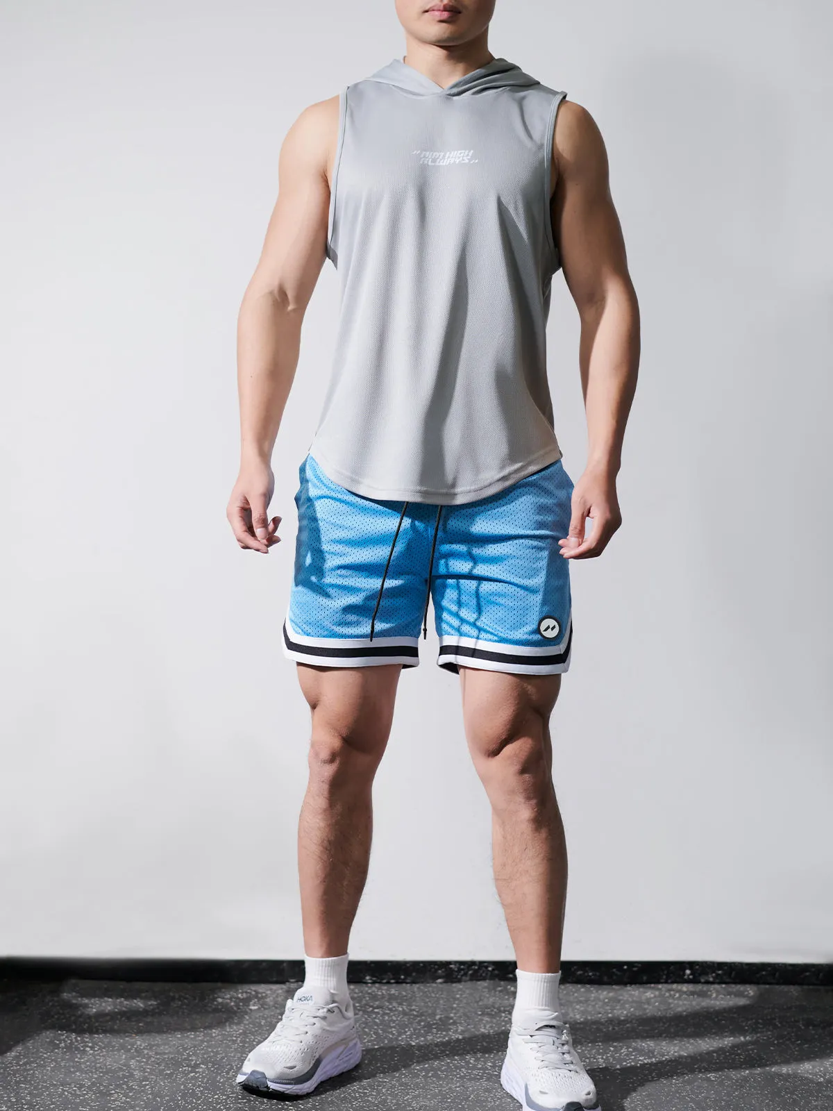 Gym To Street Mesh 6" Short-Sky Blue sold by Aha Selected product image thumbnail 4