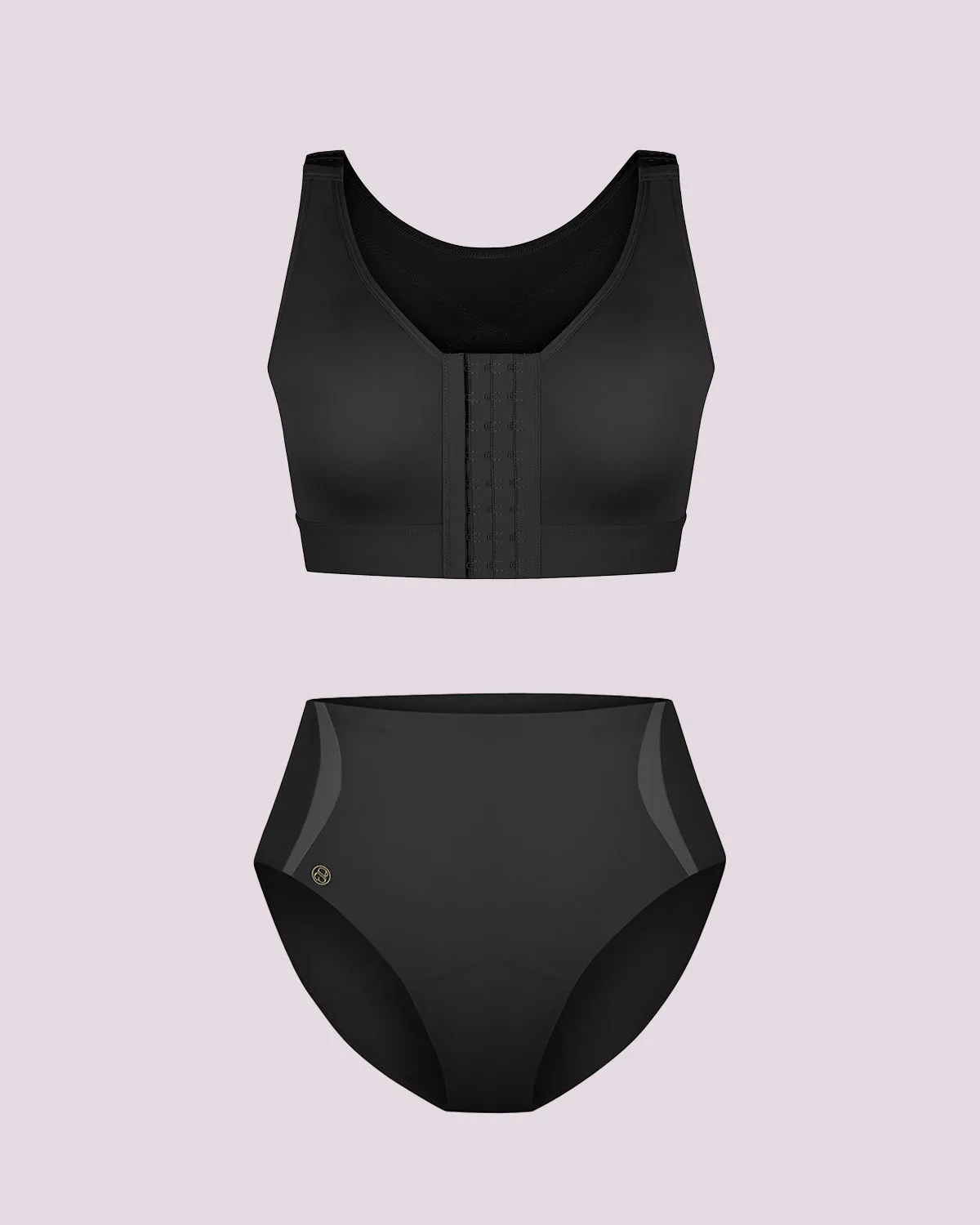 Bare Essentials™ AirSlim® Unlined Wireless Back Support Bra + Brief sold by Shapellx product image thumbnail 5