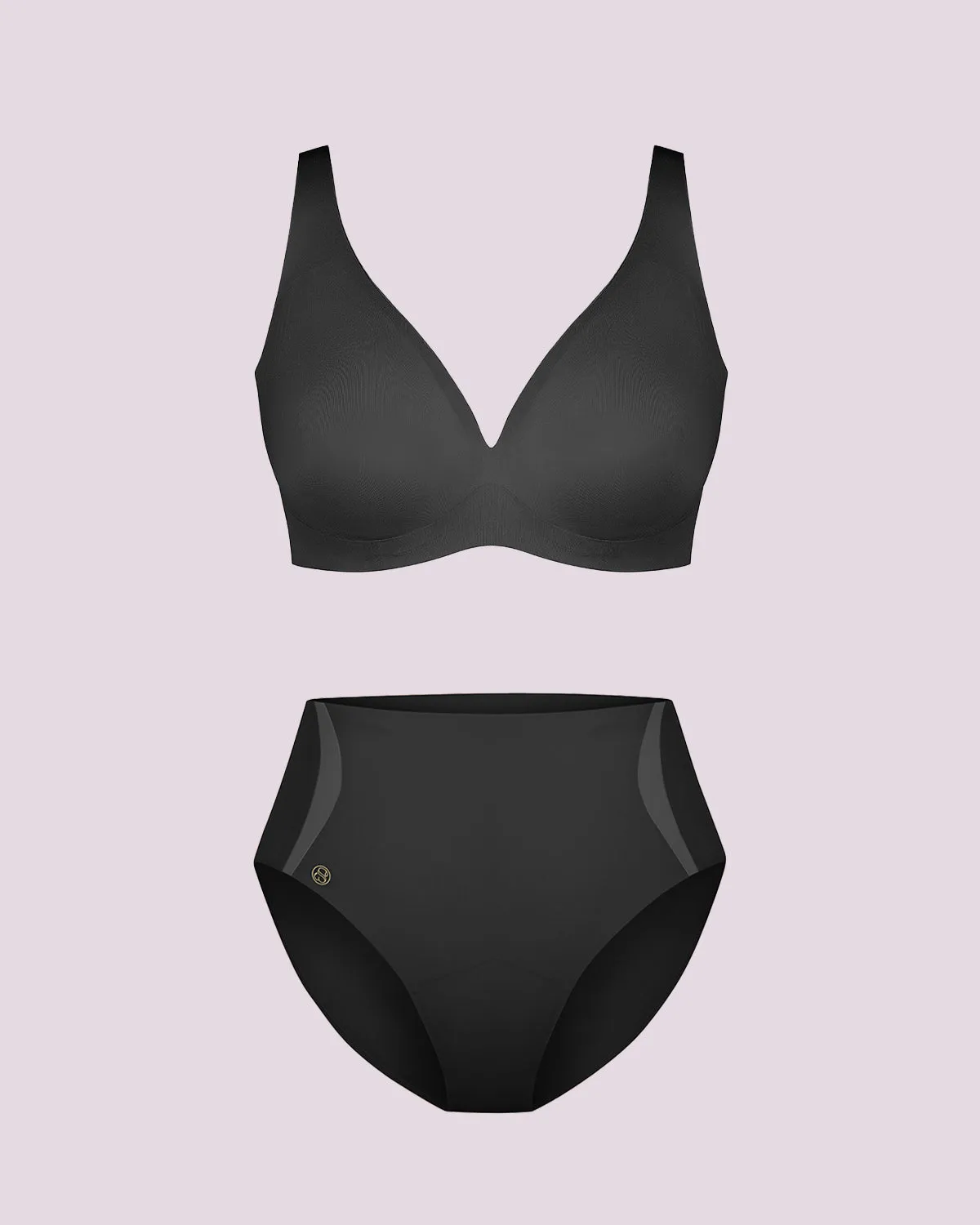 INNER ARMOR™ LYCRA®FitSense™ Wireless V-Neck Bra + Brief sold by Shapellx