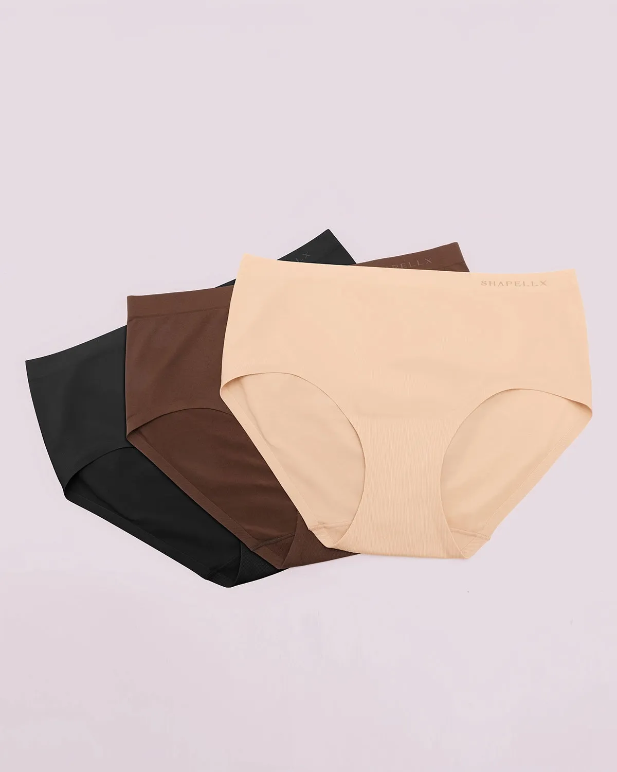 Bare Essentials™ Skin Flow Comfy Mid-Rise Brief 3-Pack sold by Shapellx product image thumbnail 2