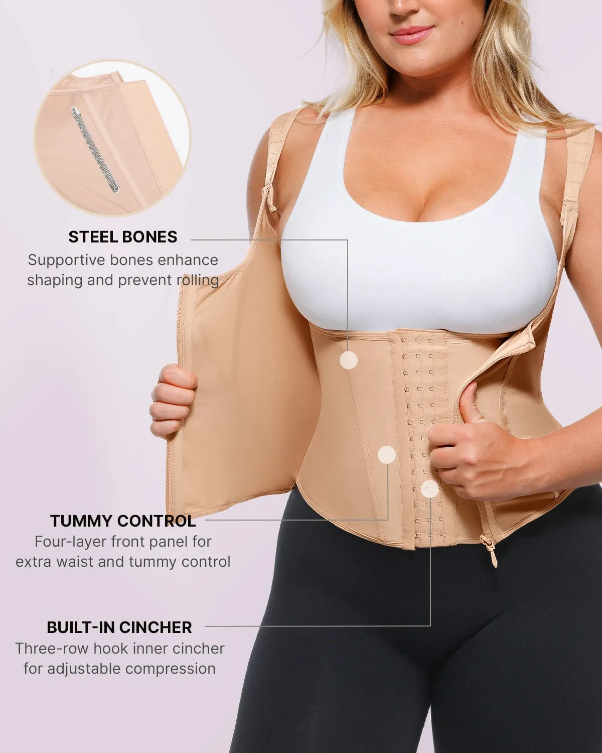 NeoSweat® AirSlim® Waist Trainer Vest sold by Shapellx product image thumbnail 3