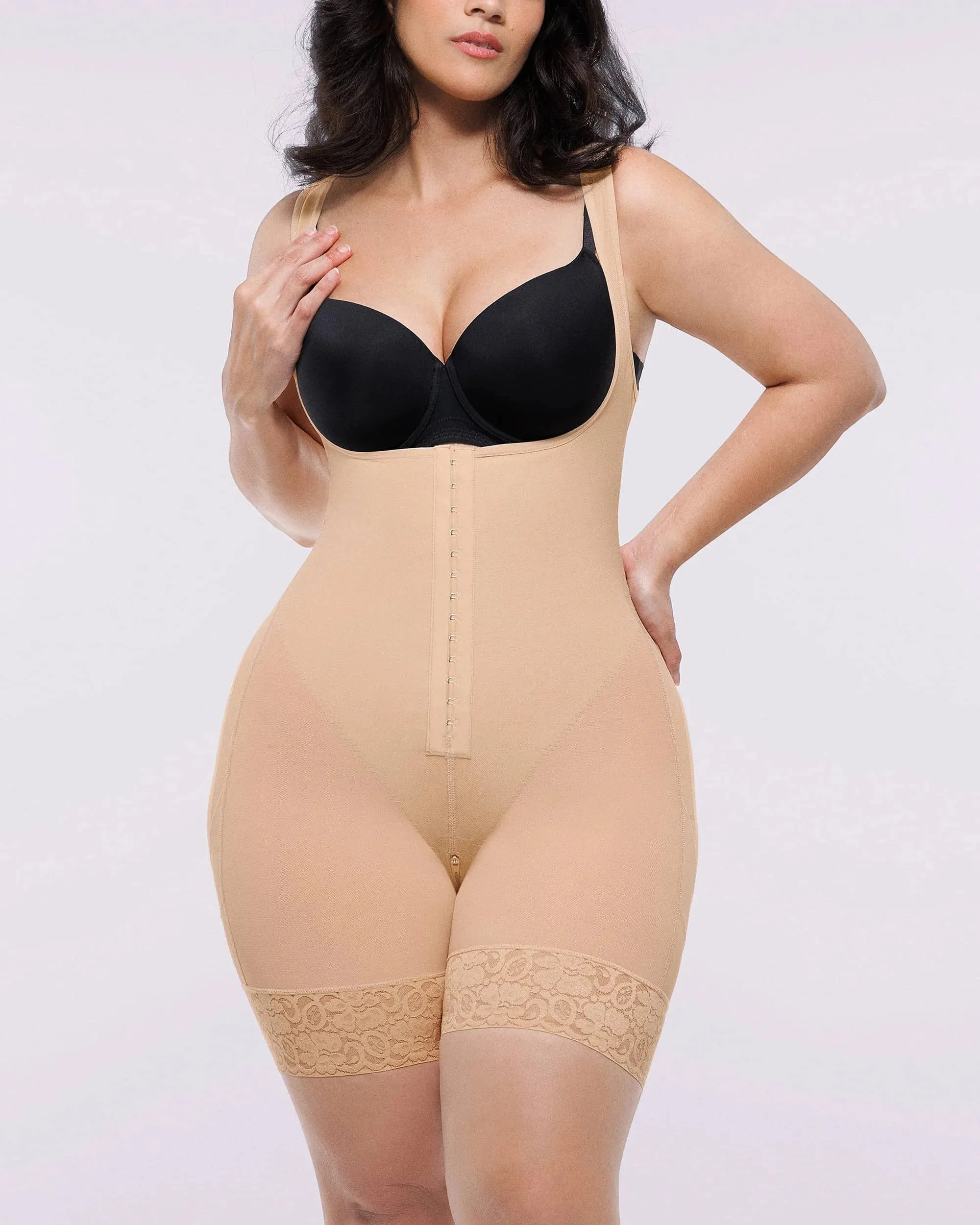 BOOT-YEAH™ AirSlim® Extreme Compression Open Bust Bodysuit sold by Shapellx product image thumbnail 5