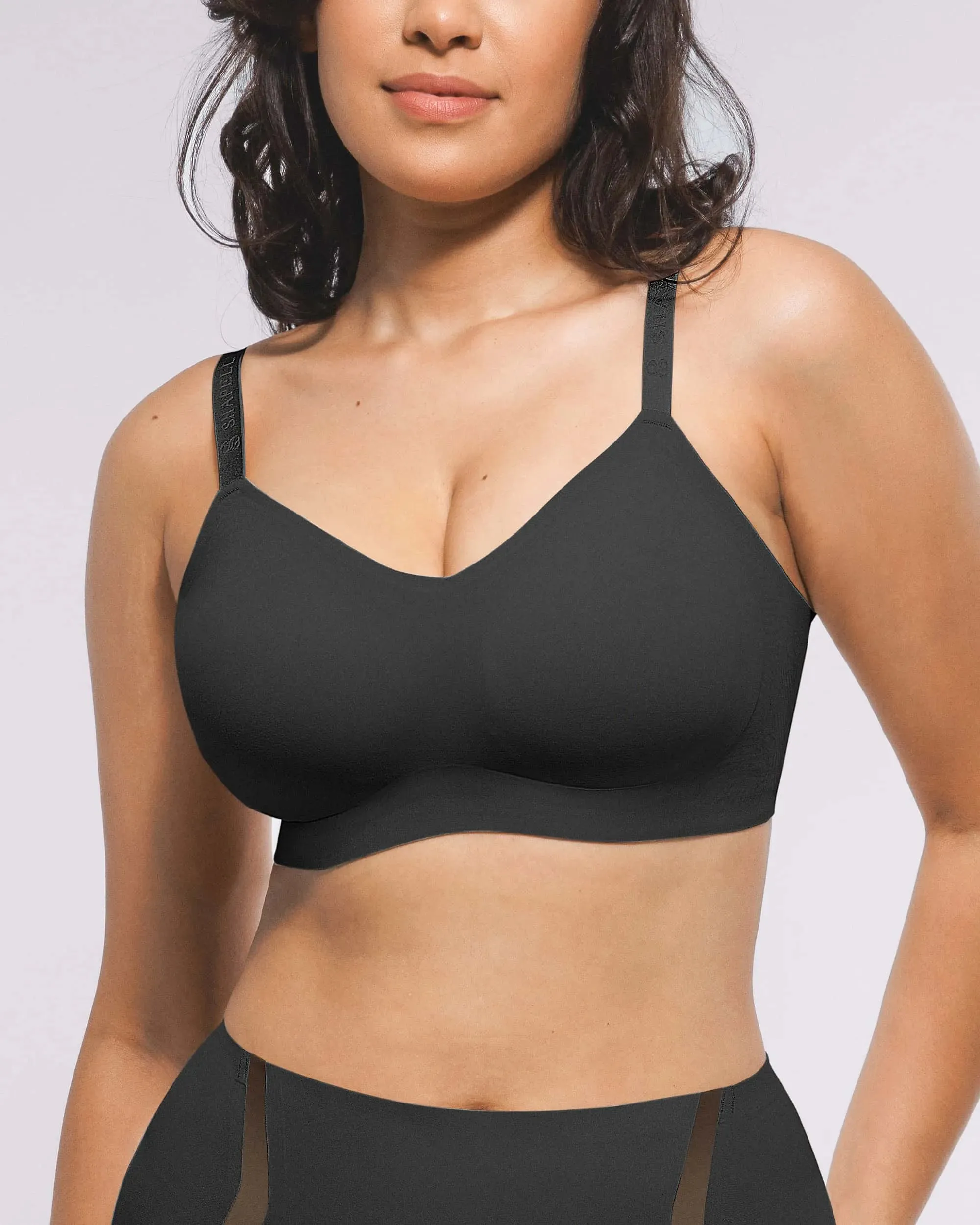 Bare Essentials™ Cream Touch™ Smoothing Wireless Bra sold by Shapellx