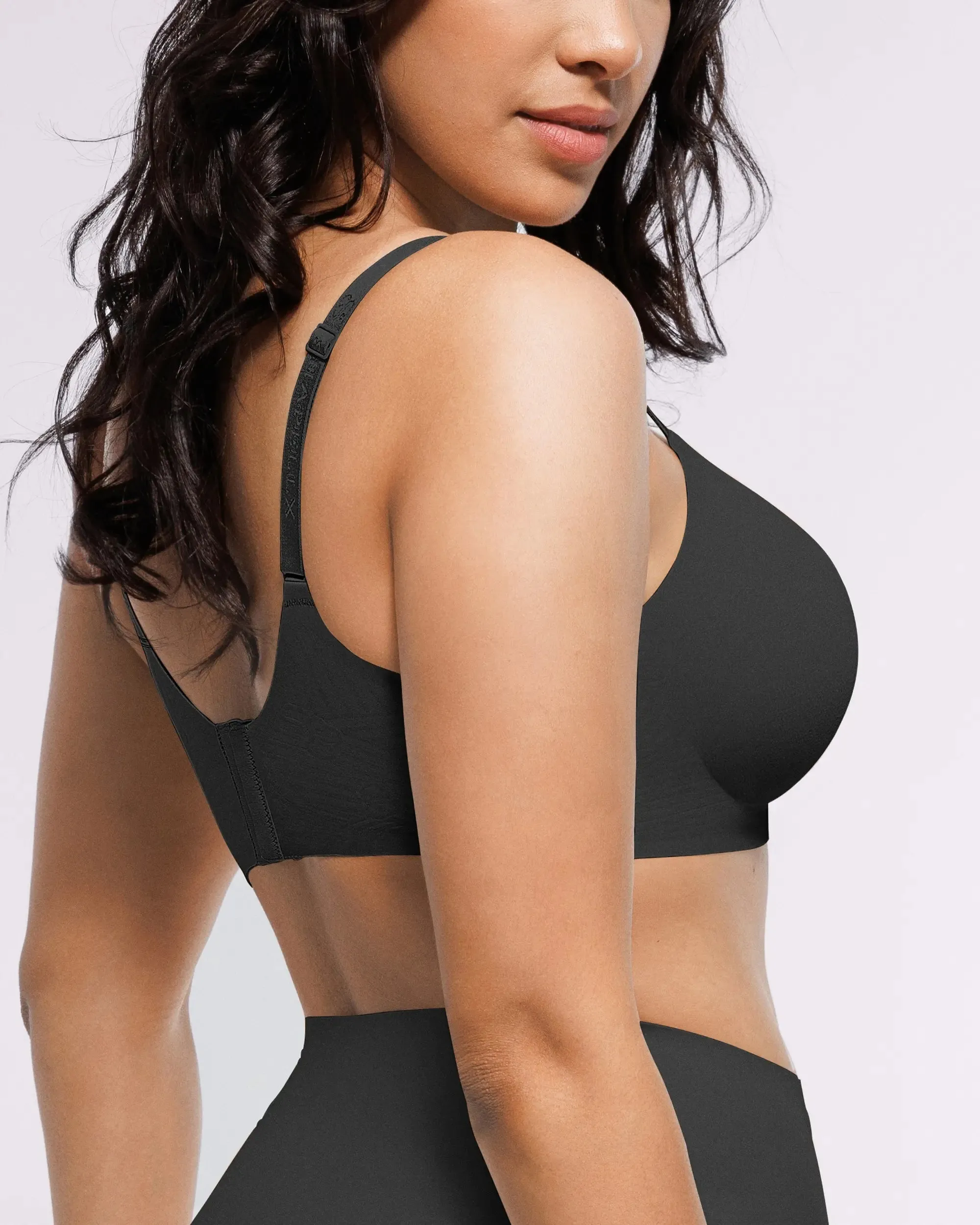 Bare Essentials™ Cream Touch™ Smoothing Wireless Bra sold by Shapellx product image thumbnail 2
