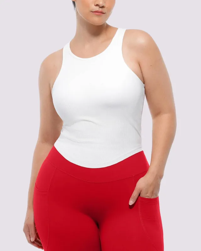 NeoSweat® AirSlim® Essential Built-In Bra Tank sold by Shapellx