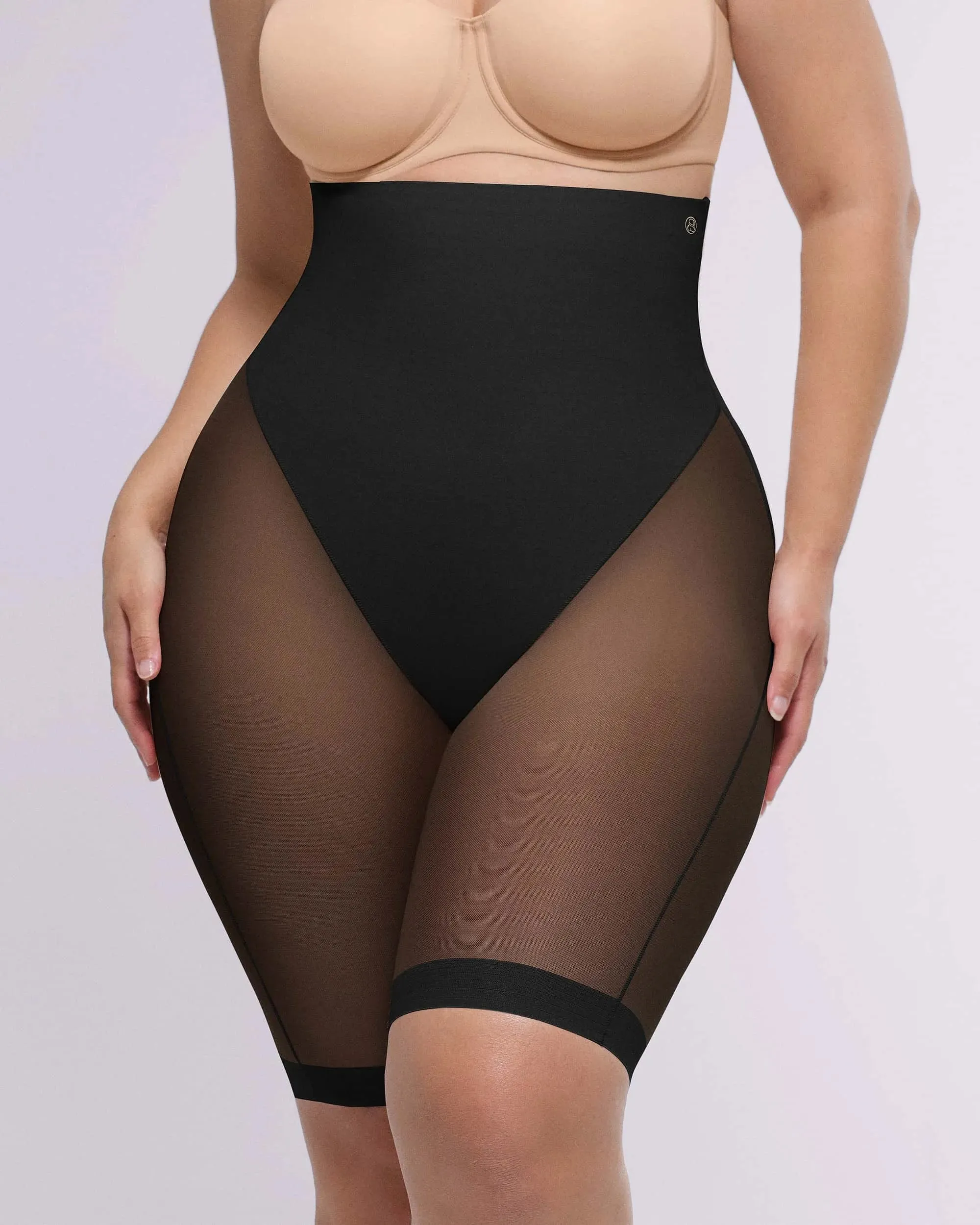 BOOT-YEAH™ MeshSmooth™ Butt-Lifting Above-Knee Short sold by Shapellx product image thumbnail 5