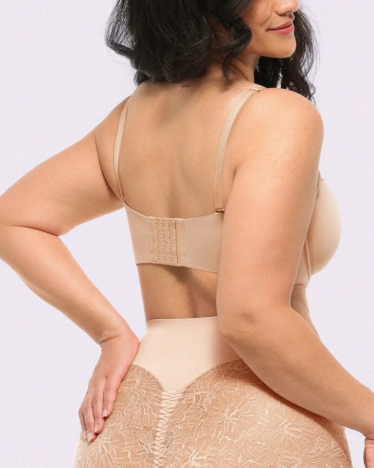 Bare Essentials™ AirSlim® Convertible Strapless Push Up Bra sold by Shapellx product image thumbnail 4