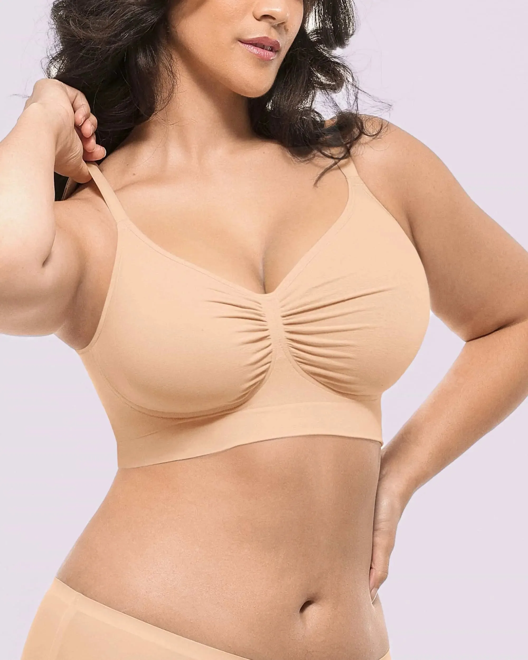 Bare Essentials™ Skin Flow Smooth Unlined Wireless Bra sold by Shapellx product image thumbnail 5