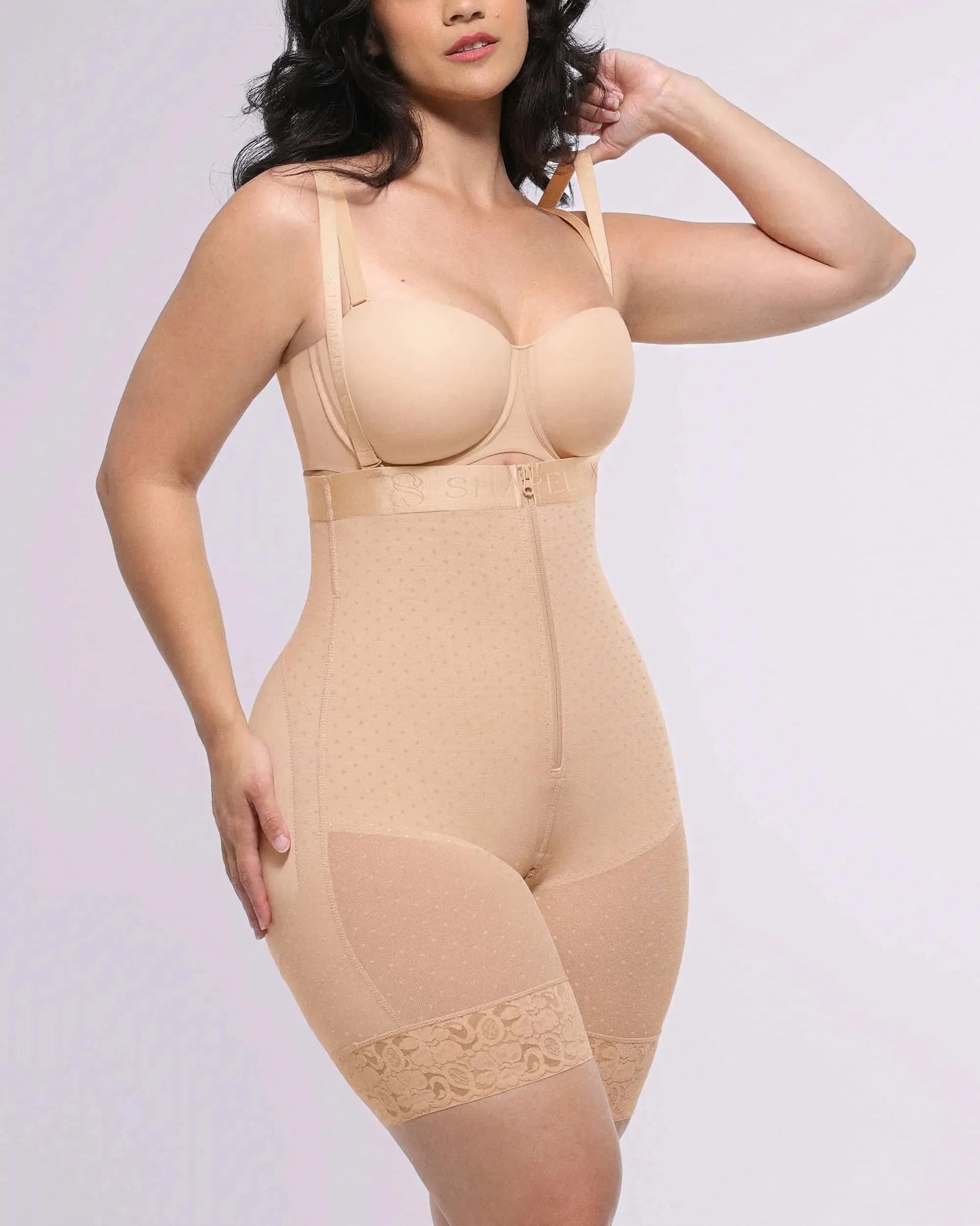 BOOT-YEAH™ AirSlim® High-Waisted Polka Dot Short sold by Shapellx