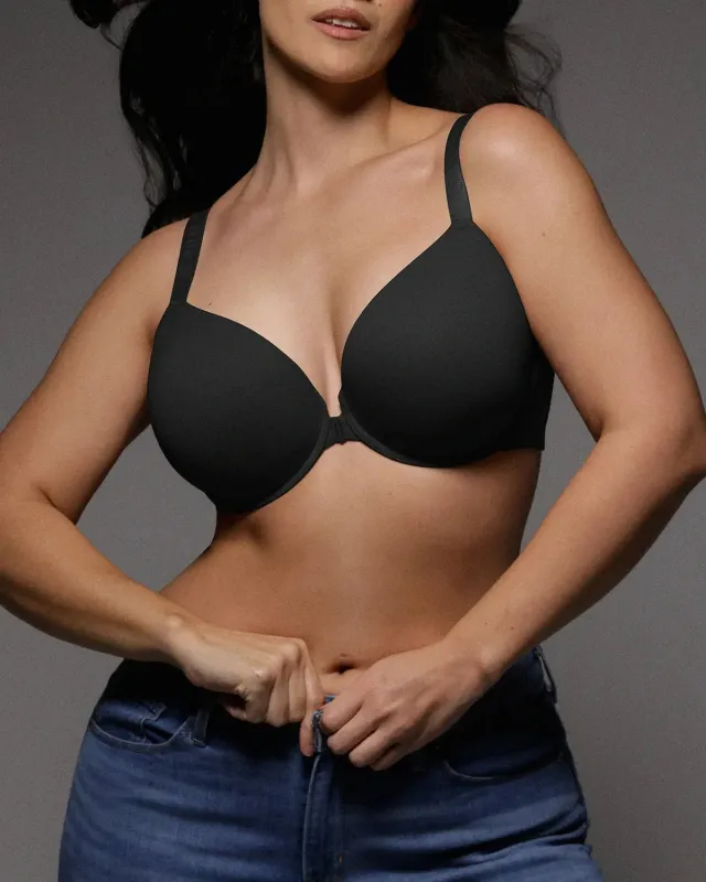 Bare Essentials™ Skin Flow Front Close Underwired T-Shirt Bra sold by Shapellx