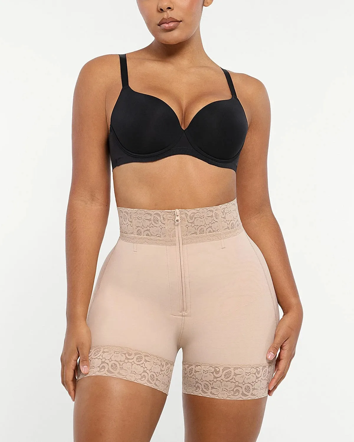 BOOT-YEAH™ AirSlim® Mid-Rise Steel Boned Butt-Lifting Short sold by Shapellx