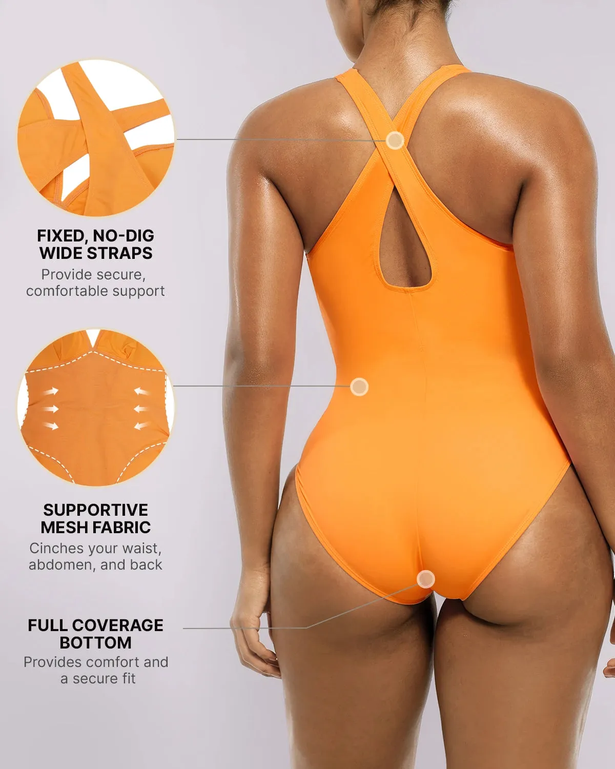 Smart Sculpt™ Plunge Corset Shaping Swimsuit sold by Shapellx product image thumbnail 2