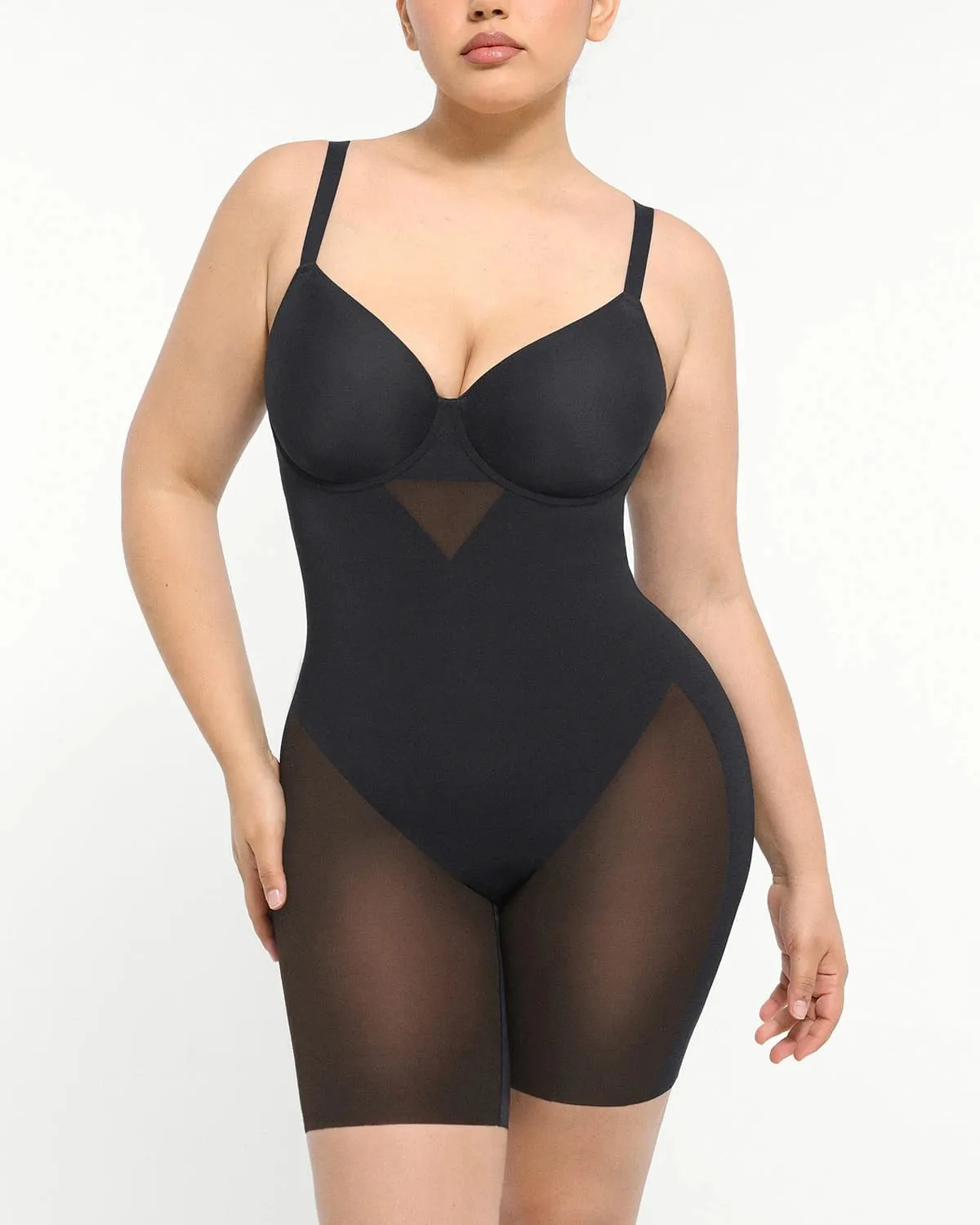 Bare Essentials™ Cream Touch™ Full Coverage Seamless Shaping Bodysuit sold by Shapellx