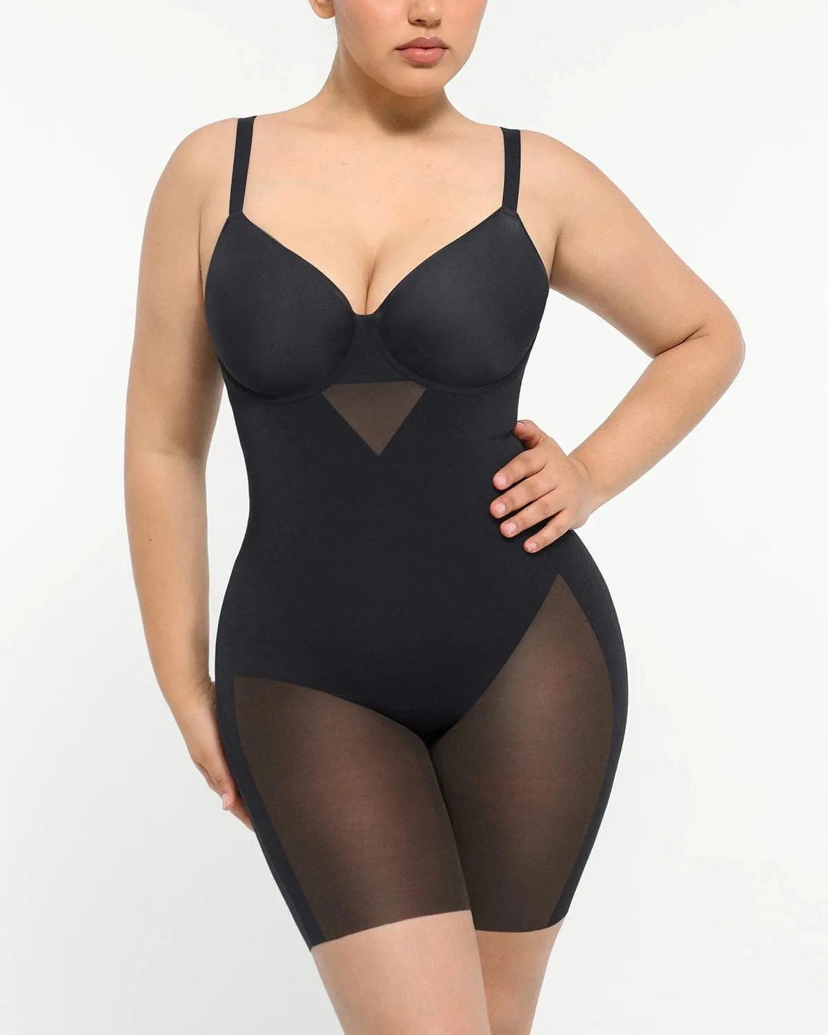 Bare Essentials™ Cream Touch™ Full Coverage Seamless Shaping Bodysuit sold by Shapellx product image thumbnail 3