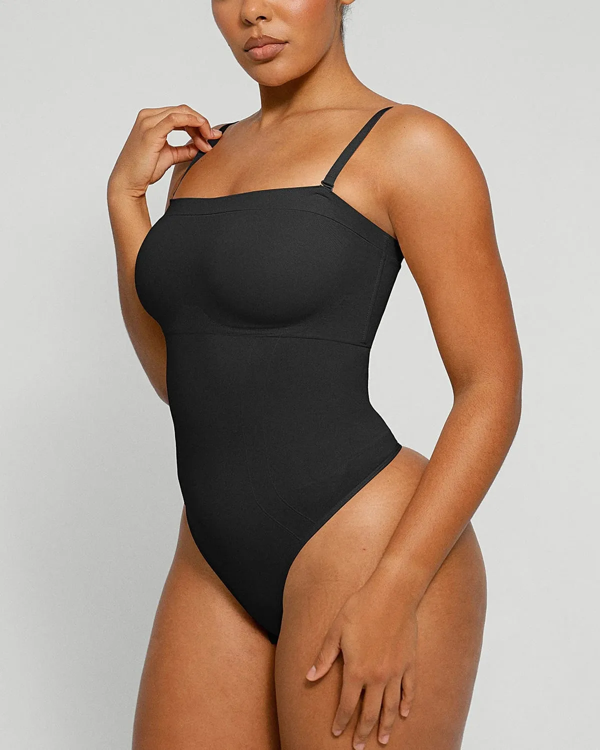 Bare Essentials™ Skin Flow™ Strapless Sculpt Thong Bodysuit sold by Shapellx product image thumbnail 2