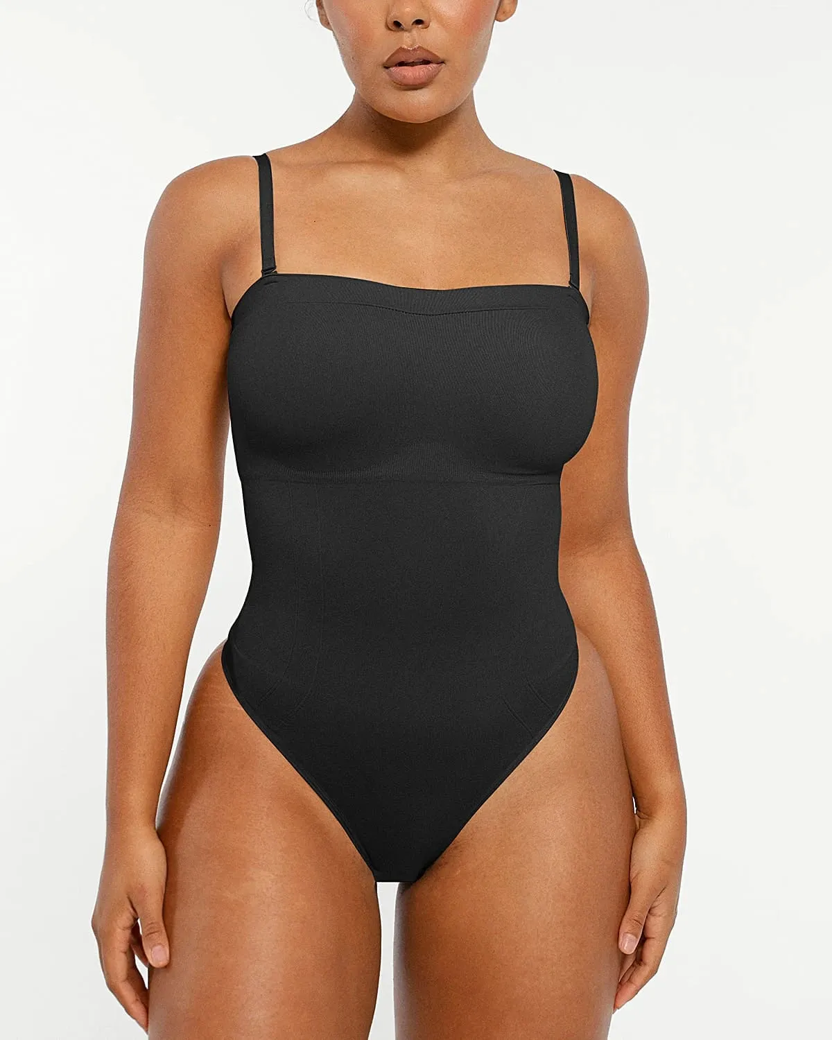 Bare Essentials™ Skin Flow™ Strapless Sculpt Thong Bodysuit sold by Shapellx product image thumbnail 3