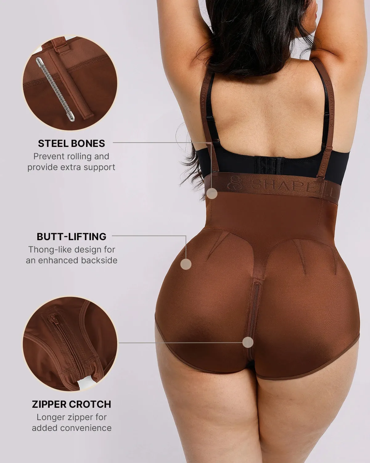 BOOT-YEAH™ SilkSculpt High-Waisted Brief sold by Shapellx product image thumbnail 4