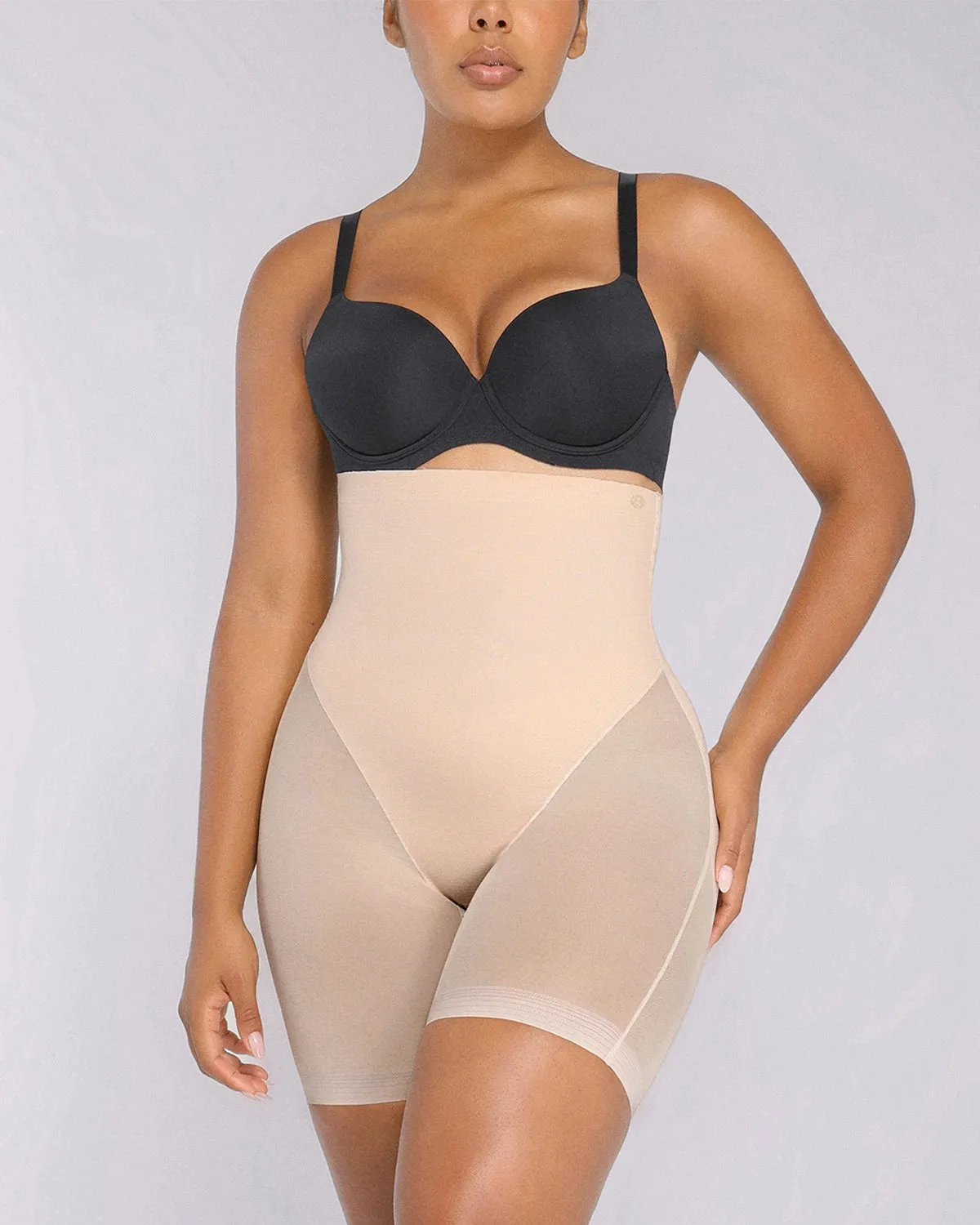 BOOT-YEAH™ MeshSmooth™ High-Waisted Mid Thigh Short sold by Shapellx product image thumbnail 2
