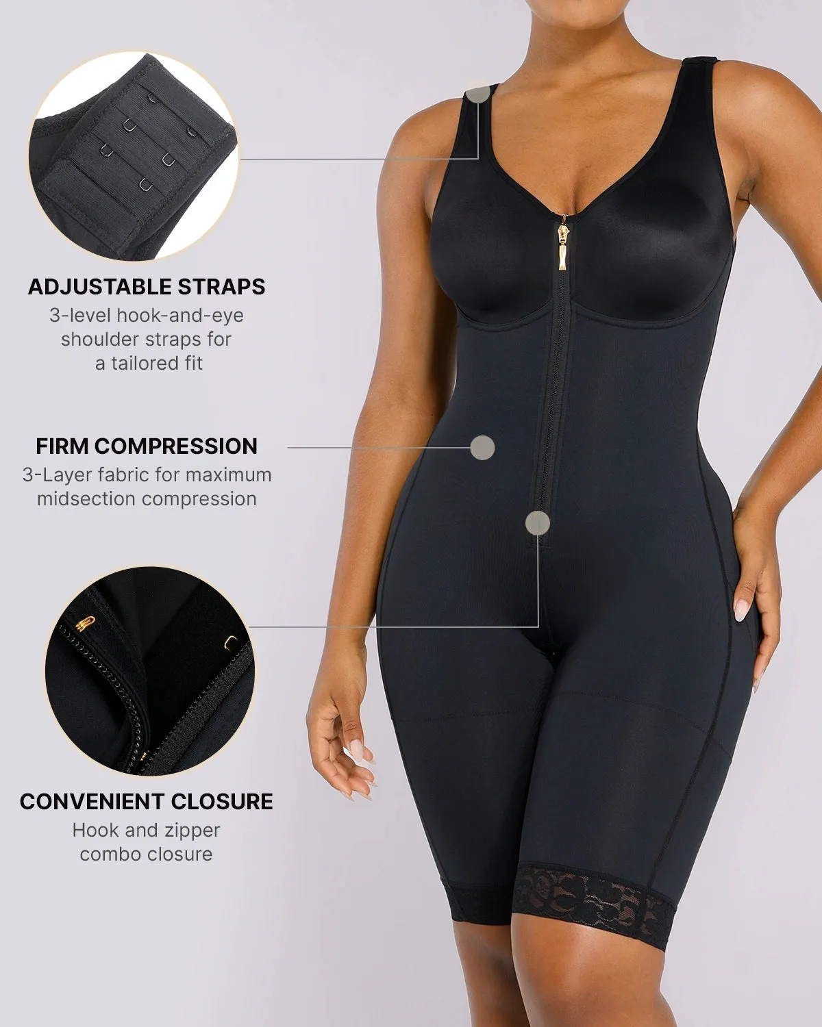 BOOT-YEAH™ AirSlim® Full Coverage Bodysuit sold by Shapellx product image thumbnail 2
