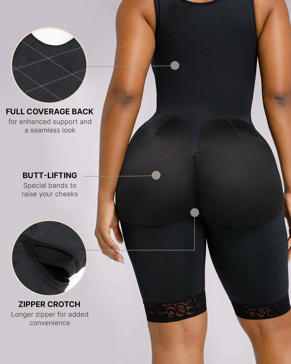 BOOT-YEAH™ AirSlim® Full Coverage Bodysuit sold by Shapellx product image thumbnail 3