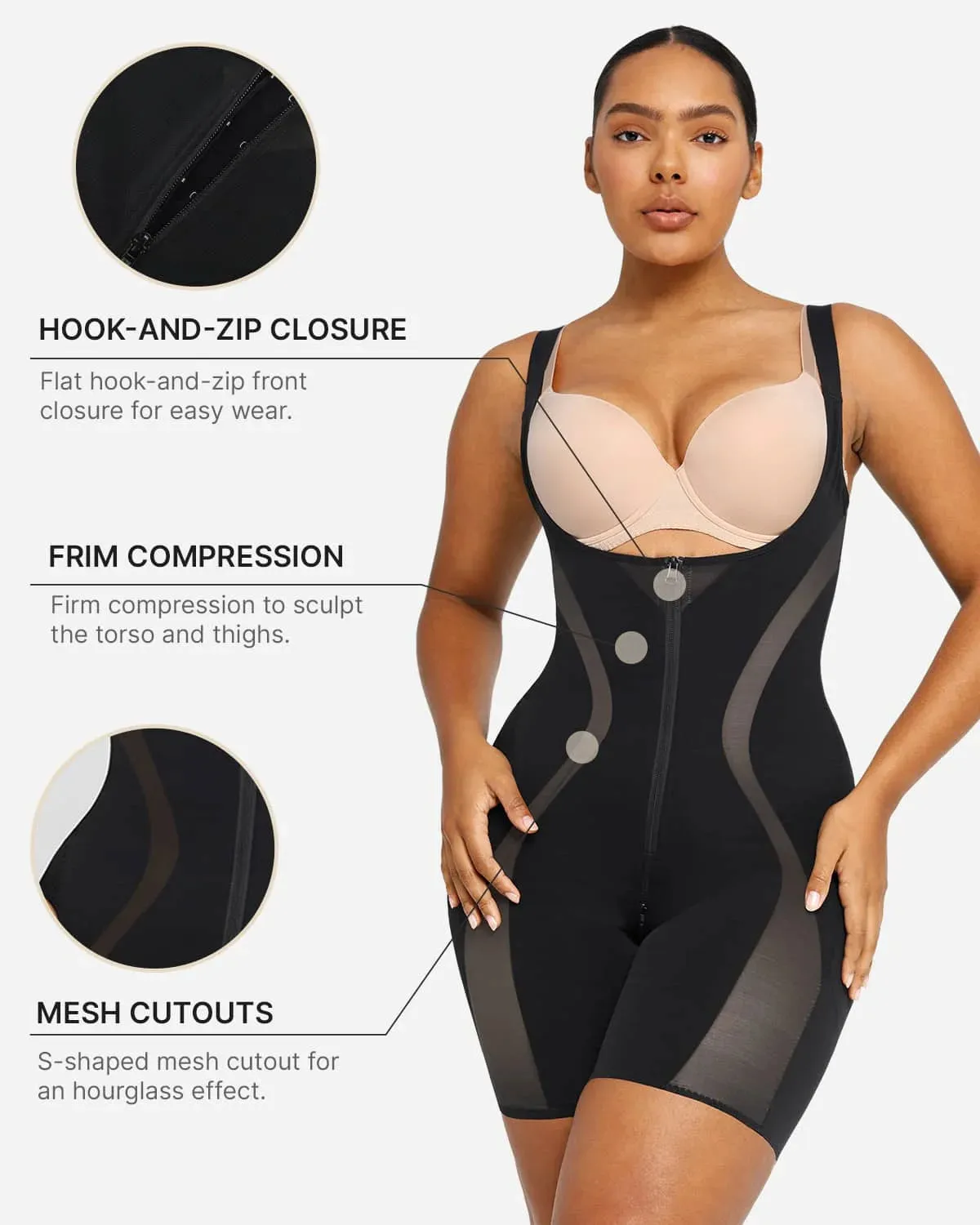 INNER ARMOR™ Core Comfy Sculpting Bodysuit sold by Shapellx product image thumbnail 3