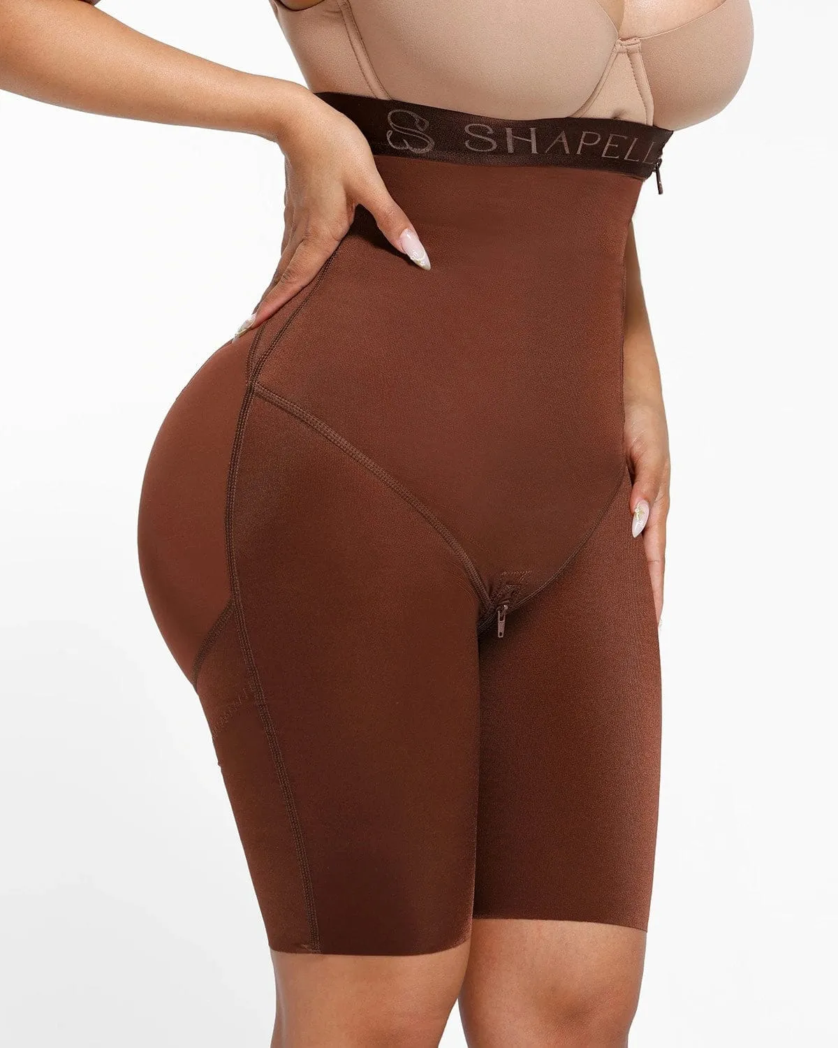BOOT-YEAH™ SilkSculpt Butt-Lifting High-Waisted Short sold by Shapellx product image thumbnail 4