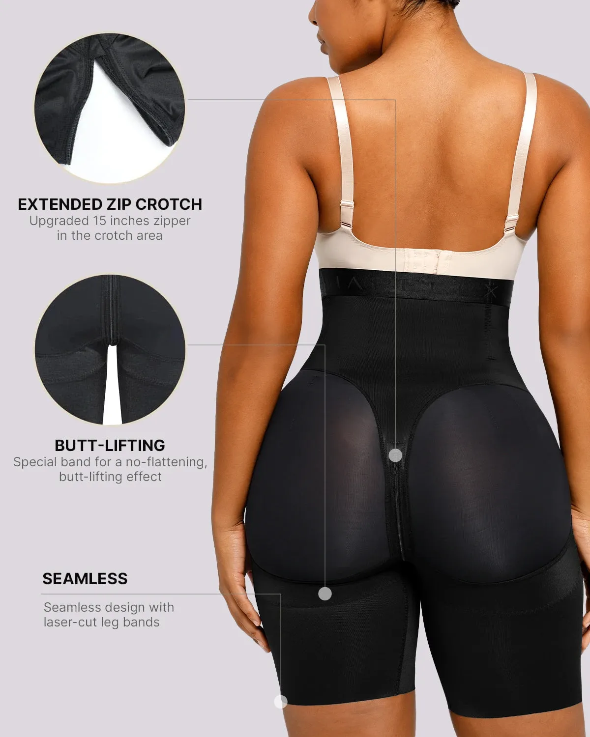 BOOT-YEAH™ SilkSculpt High-Waisted Short sold by Shapellx product image thumbnail 4