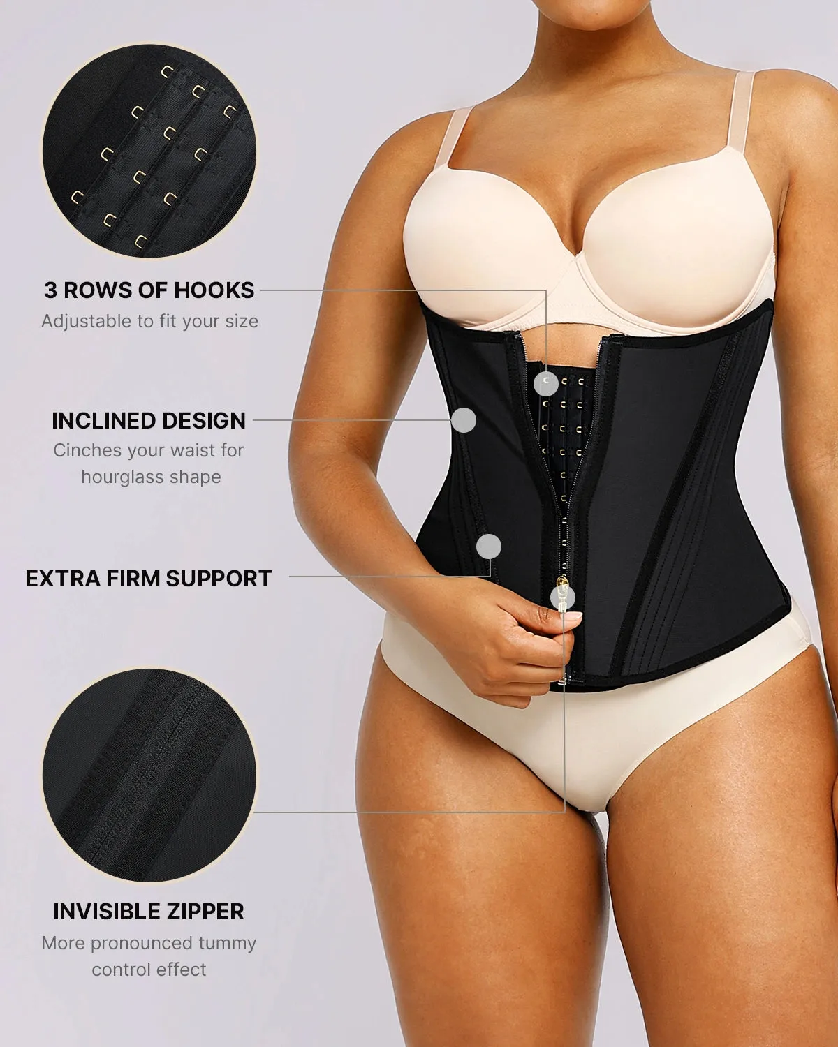 NeoSweat® AirSlim® Core Control Latex Waist Trainer sold by Shapellx product image thumbnail 2