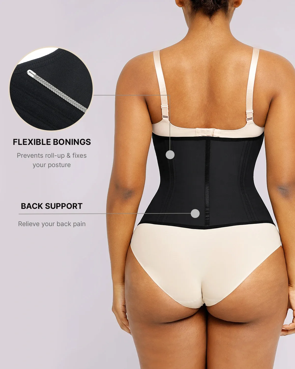 NeoSweat® AirSlim® Core Control Latex Waist Trainer sold by Shapellx product image thumbnail 3