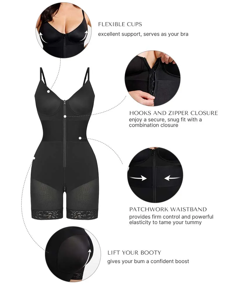 Bare Essentials™ AirSlim® ElasticFuse Waistband Shaping Bodysuit sold by Shapellx product image thumbnail 3