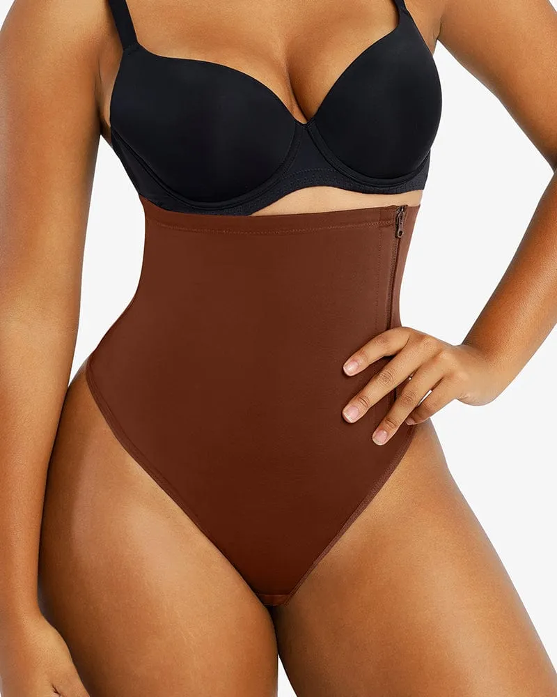 Bare Essentials™ AirSlim® Side Zip Thong sold by Shapellx product image thumbnail 5