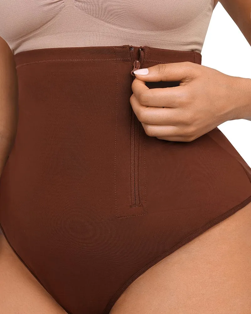 Bare Essentials™ AirSlim® Side Zip Thong sold by Shapellx product image thumbnail 2